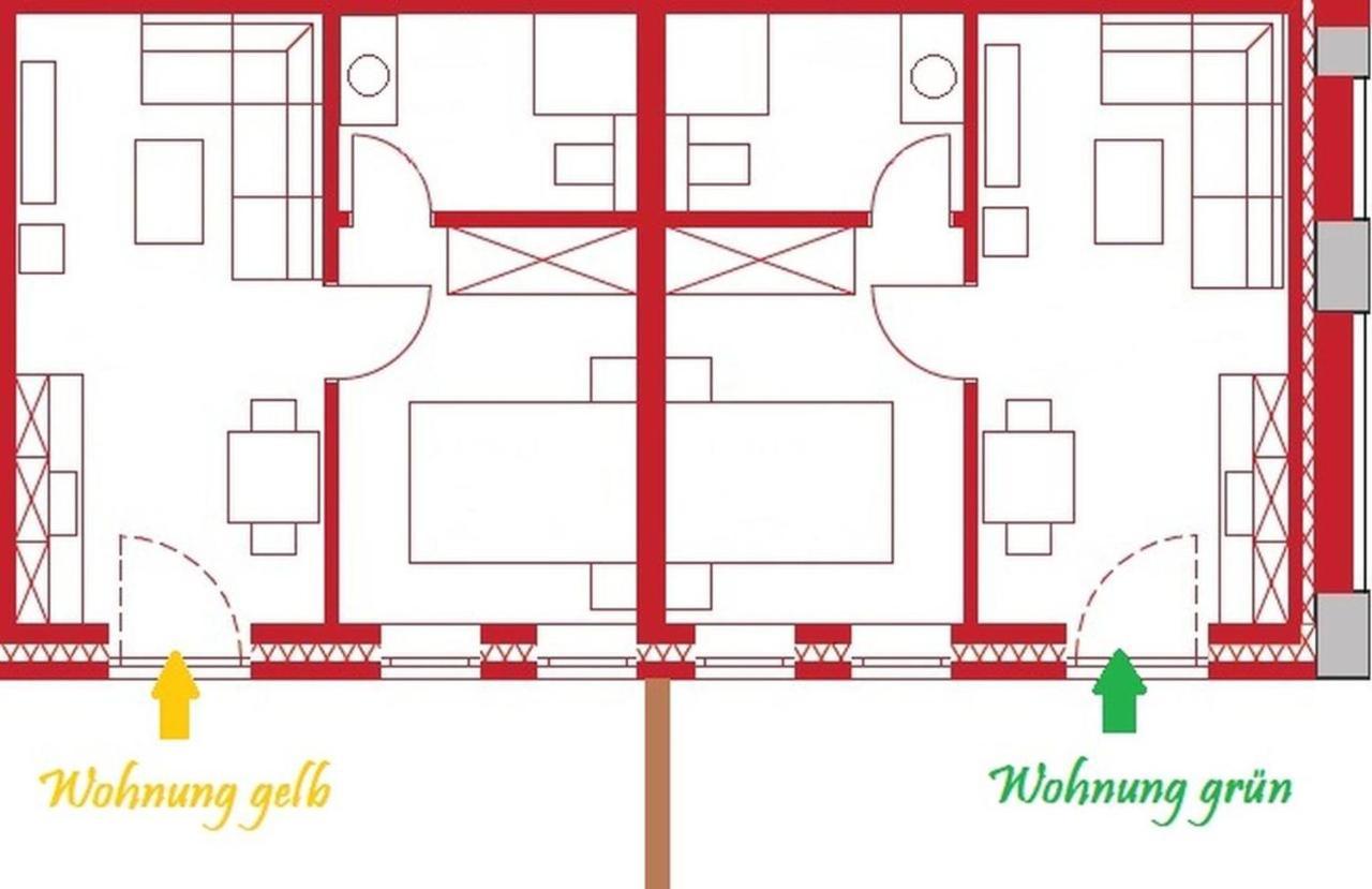 Ferienwohnungen Unter Den Eichen 施塔德 外观 照片